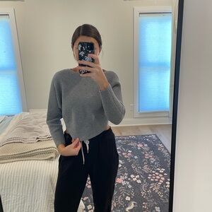 Wilfred Free Aritzia Lolan Cropped Sweater